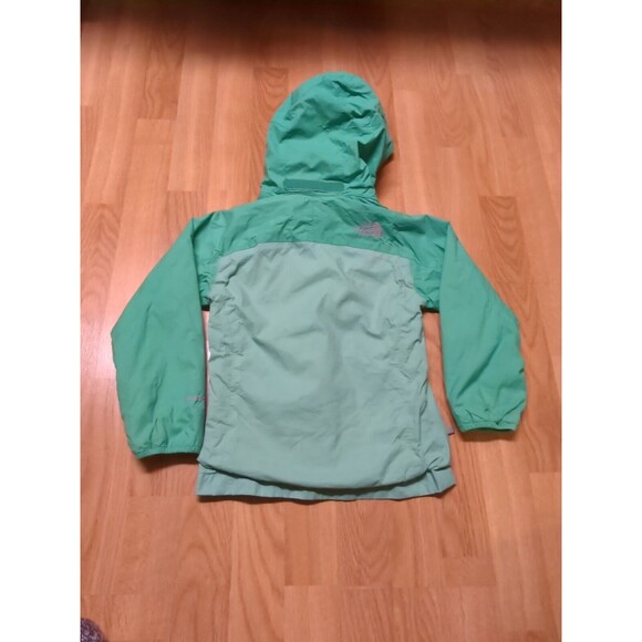 The North Face Hyvent Jacket Coat Windbreaker Girls XS Extra Small Green Hooded - Picture 7 of 12
